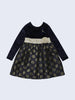 One Friday Navy Blue Polka Dot Dress - One Friday World