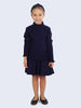 One Friday Navy Blue Solid Jumper - One Friday World