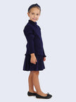 One Friday Navy Blue Solid Jumper - One Friday World