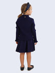 One Friday Navy Blue Solid Jumper - One Friday World