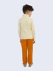 One Friday Mustard Solid Trouser - One Friday World