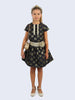 One Friday Black and Gold Polka Dot Skirt - One Friday World