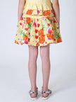 One Friday Yellow Multi Fruit Printed Skirt - One Friday World