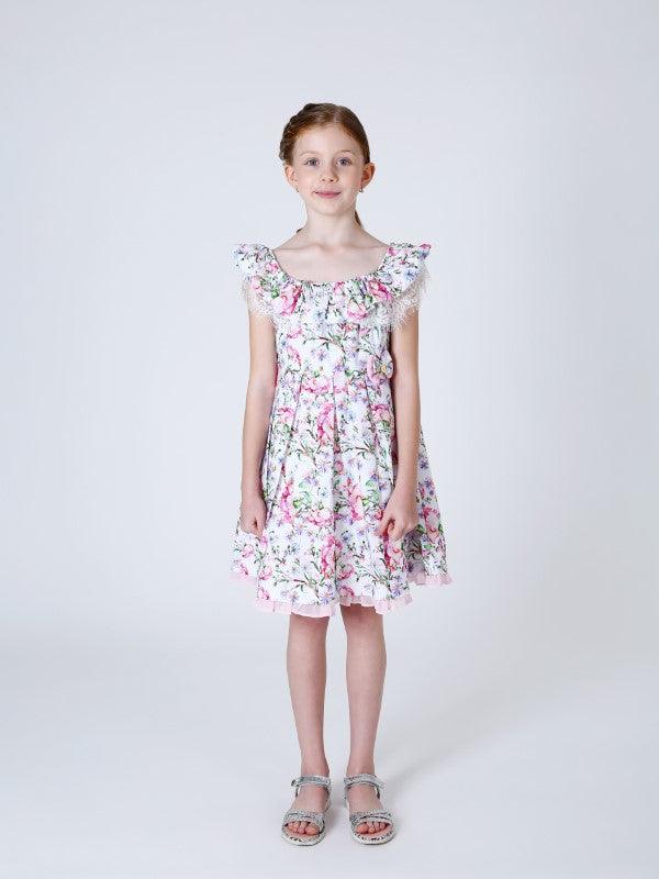 One Friday Pink Floral Printed Dress - One Friday World