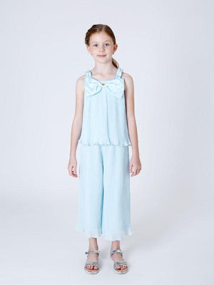 One Friday Aqua Pleated Top - One Friday World