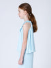 One Friday Aqua Pleated Top - One Friday World