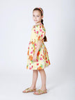 One Friday Yellow Multi Fruit Printed Dress - One Friday World