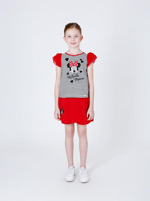 One Friday Kids Girls Minnie Mouse Short Sleeve Top - One Friday World