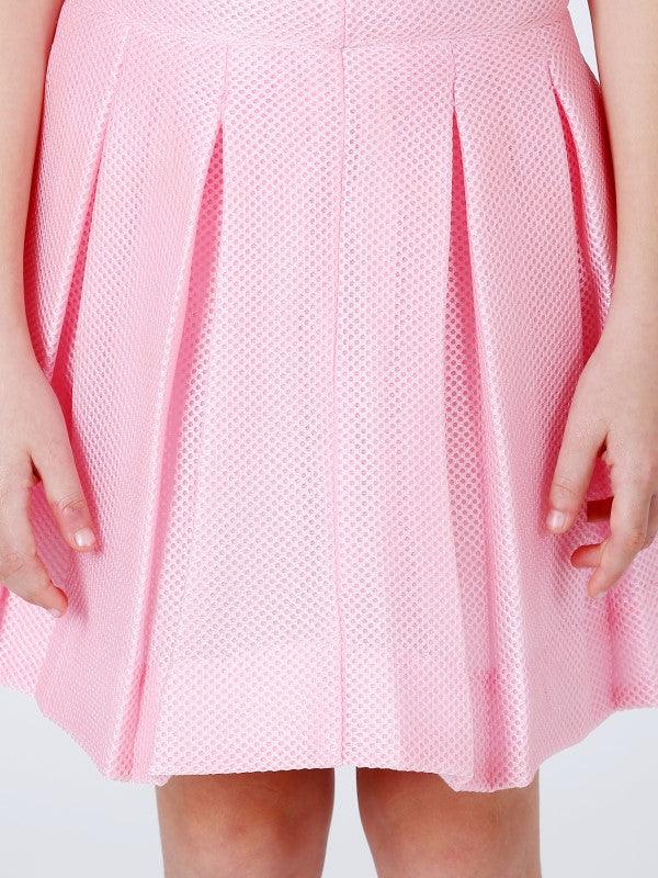 One Friday Pink Structure Skirt - One Friday World