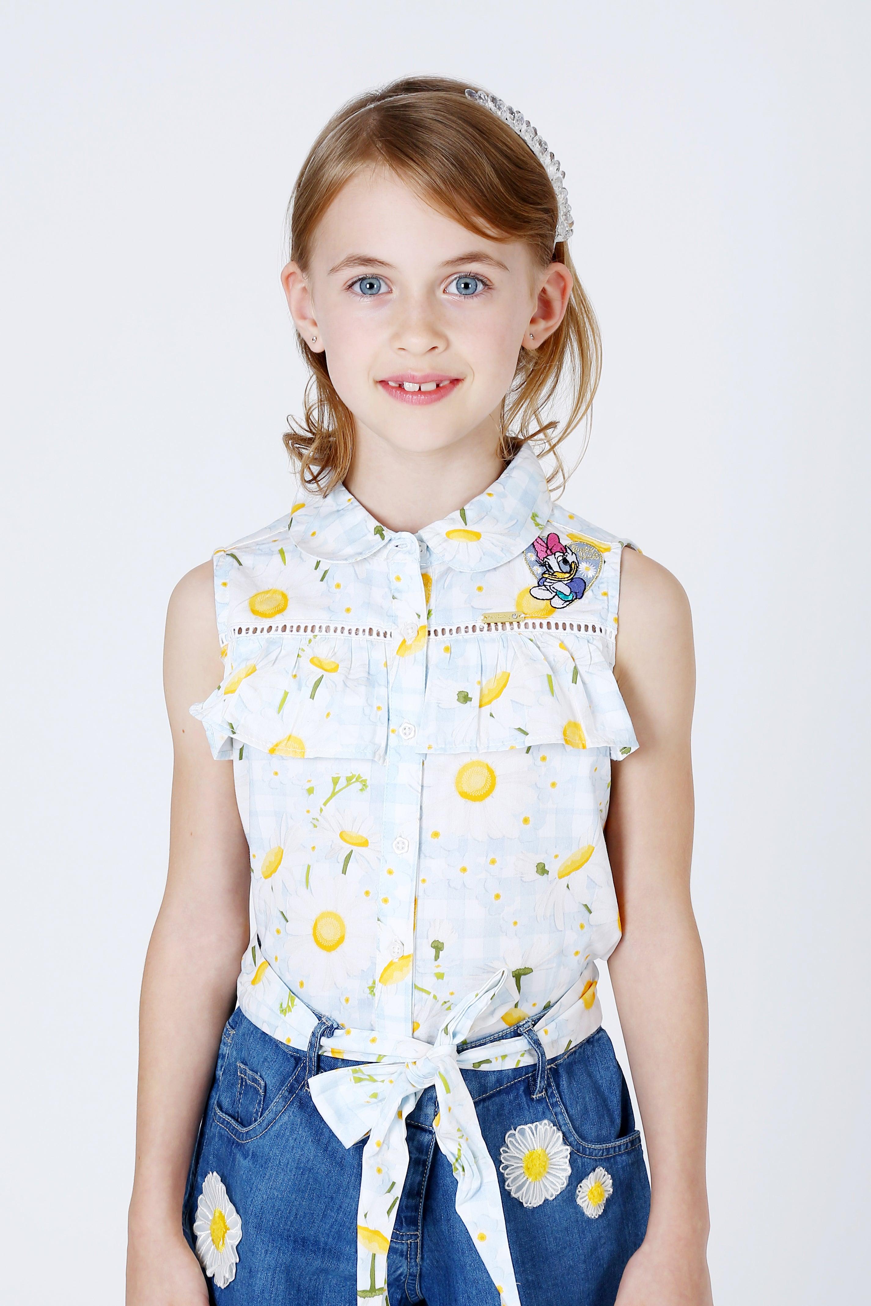 One Friday Print Daisy Duck Top - One Friday World