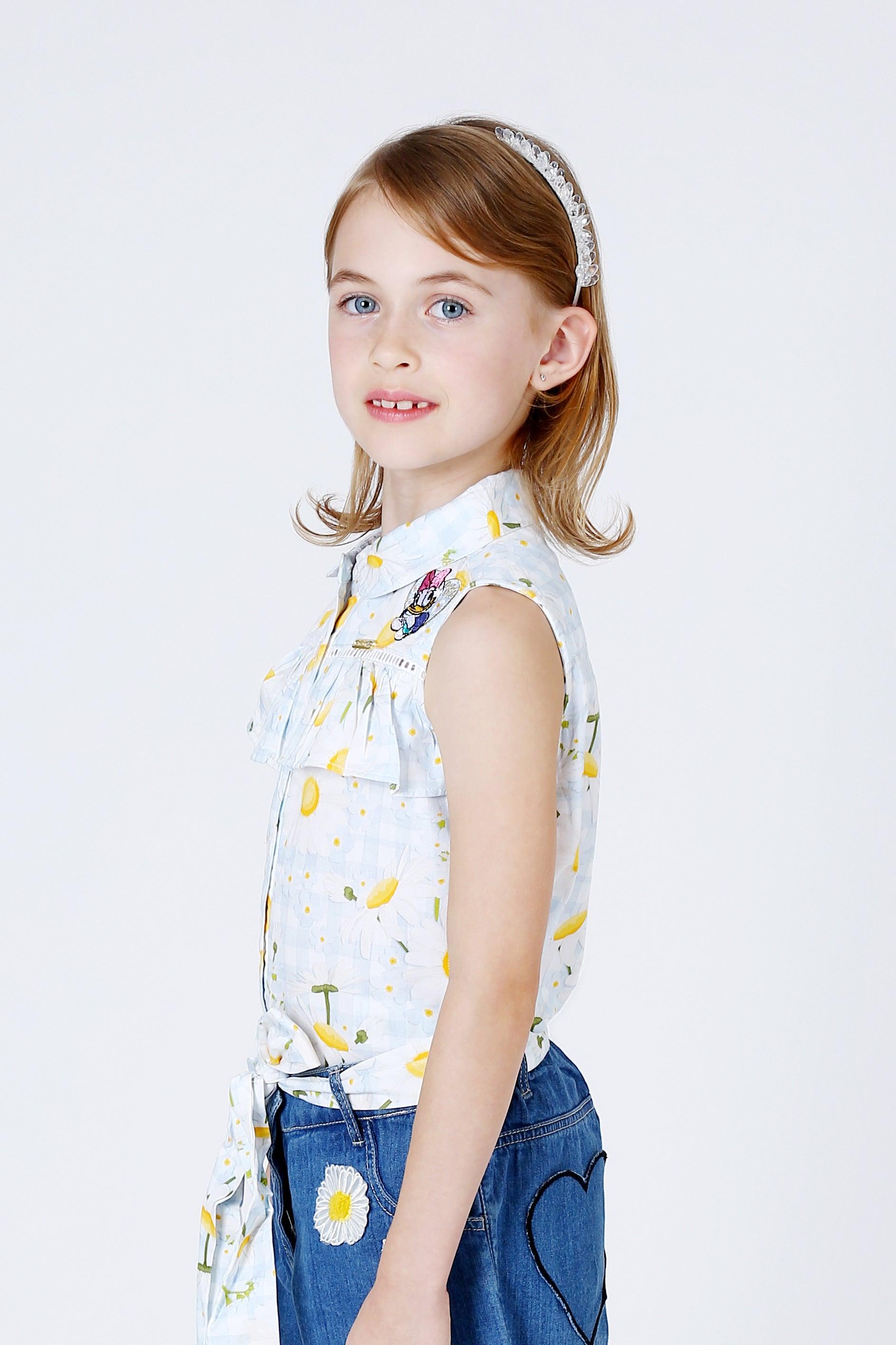 One Friday Print Daisy Duck Top - One Friday World