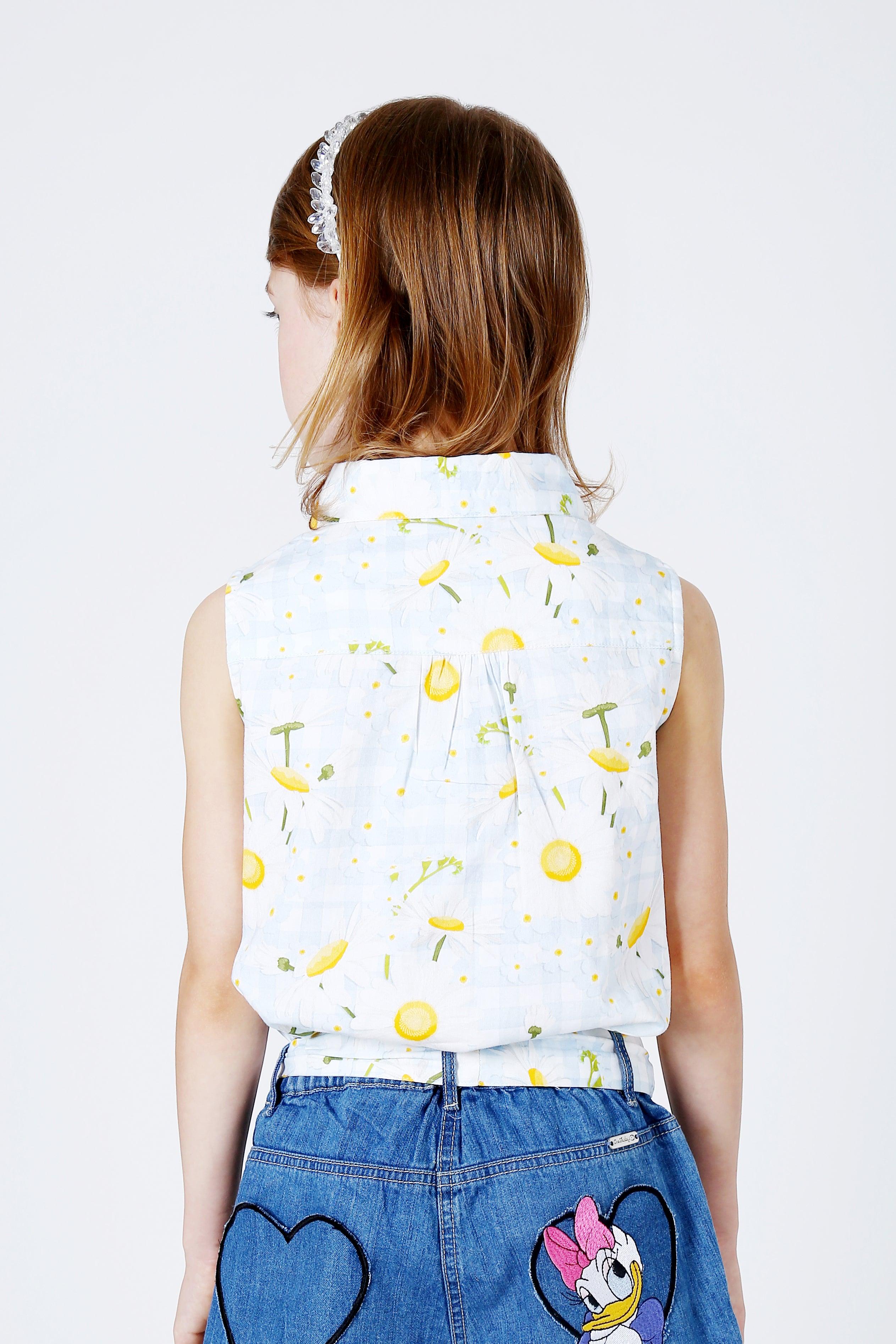 One Friday Print Daisy Duck Top - One Friday World