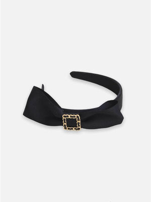 One Friday Black Partywear Bow Hairband - One Friday World