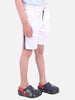 One Friday White Solid Shorts - One Friday World