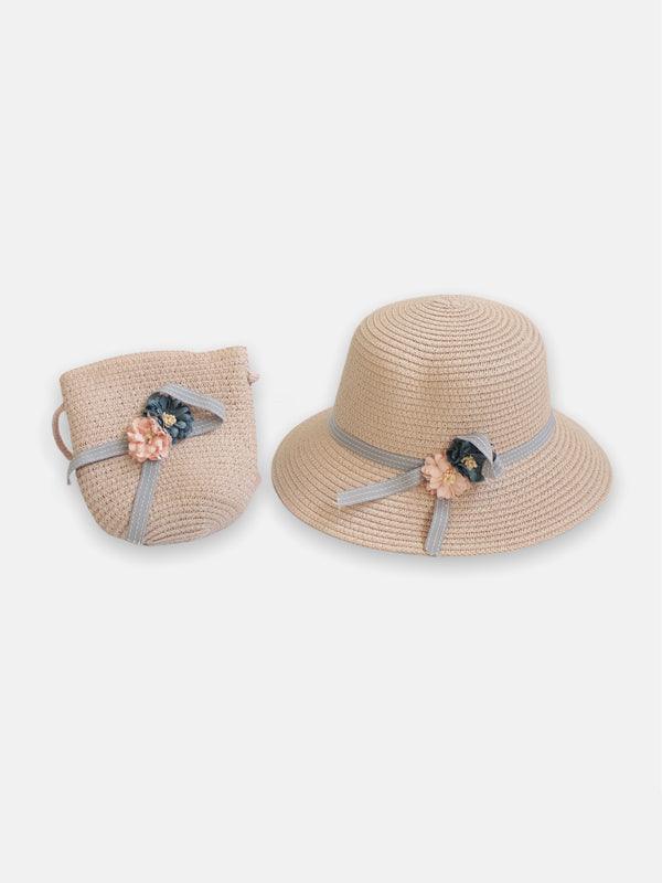 One Friday Nude Summer Cap With Bag - One Friday World