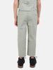 One Friday Green Solid Trouser - One Friday World