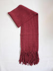 One Friday Burgundy Solid Muffler - One Friday World